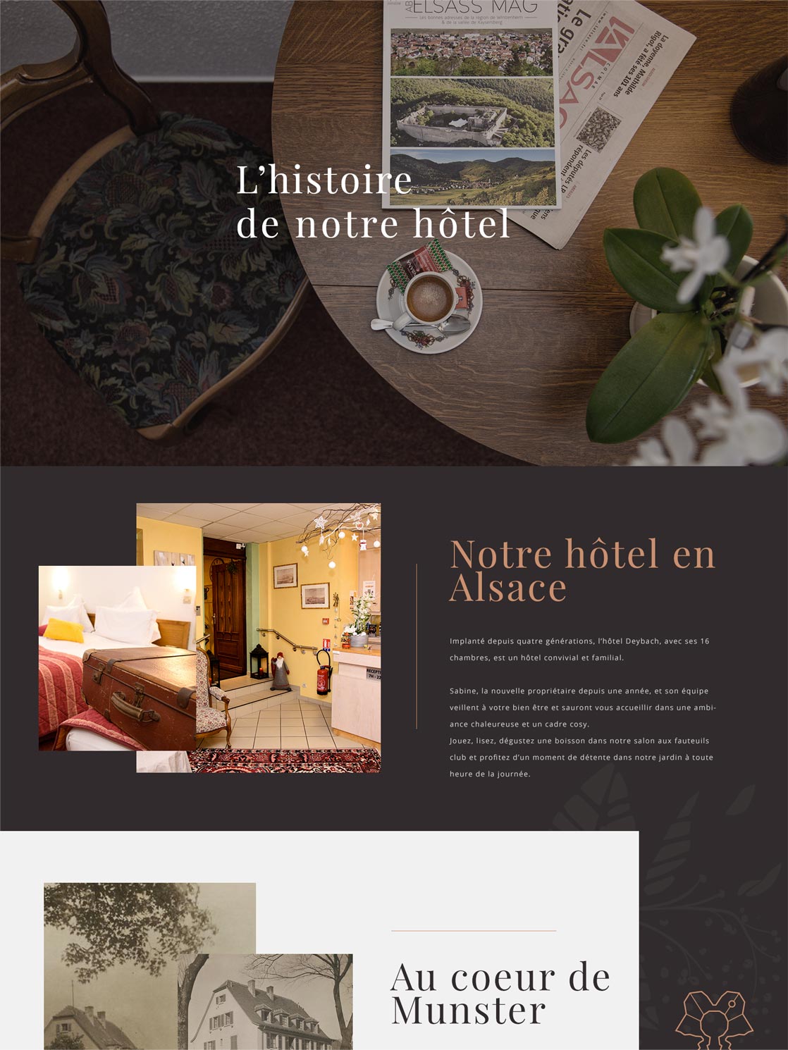 Site internet de l'Hôtel Deybach