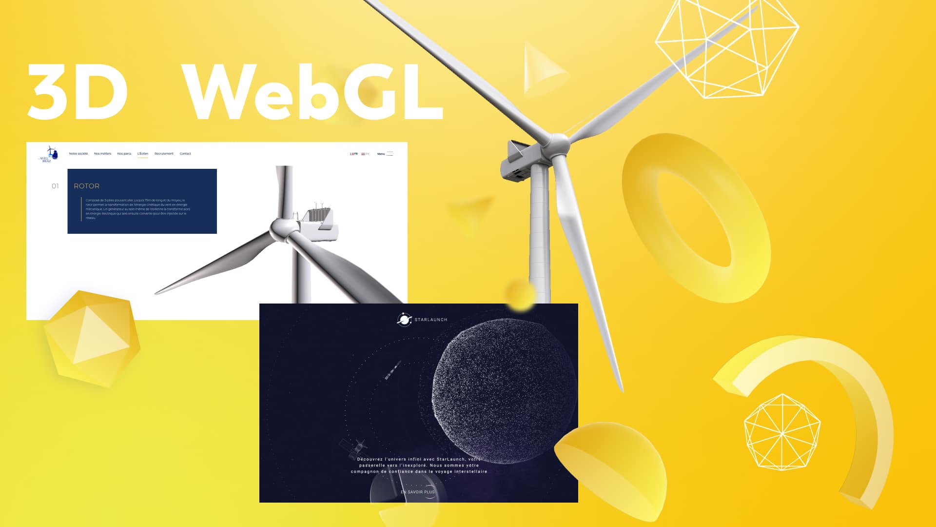 Nous transformons votre site grâce à l’animation 3D et à WebGL